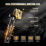 Nilight Ignition Coil Pack UF270 Fit for Dodge Ram 1500 Durango Dakota Jeep Commander Grand Cherokee Liberty Mitsubishi Raider Aspen 2002-2007 4.7L V8 3.7L V6 OE# UF297 UF399 Ignition Coils Set of 8, view 6