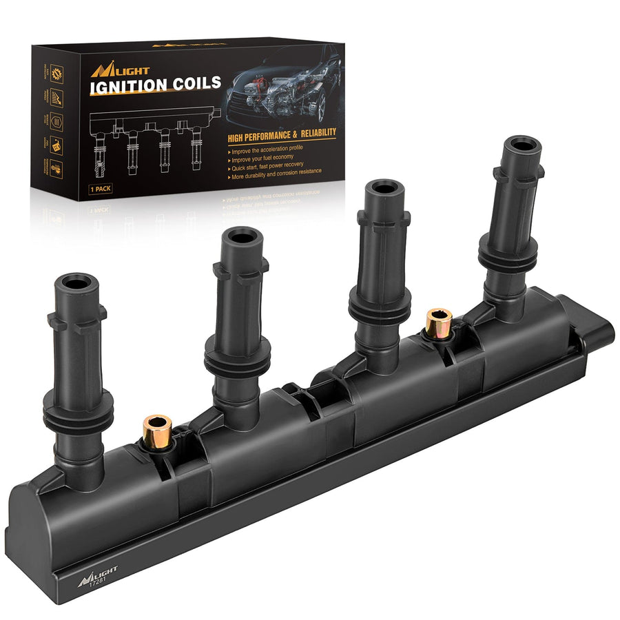 Nilight Ignition Coil Pack UF669 Fit for Chevy Cruze Sonic Trax Volt Cadillac ELR Buick Encore 20112012 2013 2014 2015, 2016 2017 2018 1.4L D521C 55577898 55579072 25198623