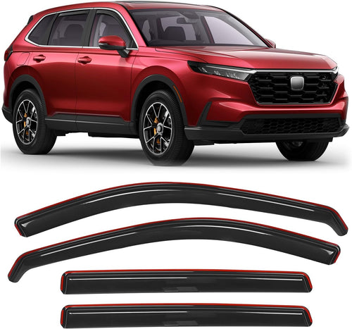Nilight in Channel Rain Guard for Honda CR-V (CRV) 2023 2024 2025 2026, Window Deflectors Window Visors Rain Sun Wind Guards Shade Deflectors for Cars, Smoke Tinted, 4PCS