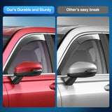Nilight in Channel Rain Guard for Honda CR-V (CRV) 2023 2024 2025 2026, Window Deflectors Window Visors Rain Sun Wind Guards Shade Deflectors for Cars, Smoke Tinted, 4PCS, view 5