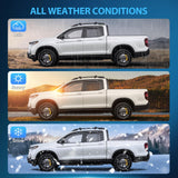 Nilight in Channel Rain Guard for Honda Ridgeline 2017 2018 2019 2020 2021 2022 2023 2024 2025 2026, Inside Mount Window Deflectors for Cars, Smoke Tinted, 4PCS, view 2