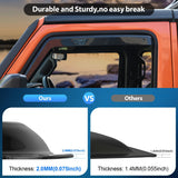 Nilight in Channel Rain Guards for Dodge RAM 1500 2019-2026 Crew Cab Side Window Vent Visors for Rainy Weather, Highway Driving, Sun Glare & Wind Noise Reduction-4pcs, view 4