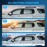 Nilight in-Channel Rain Guards for GMC Terrain 2010-2017, 4PCS | Window Deflectors Window Visors for Fresh Air Circulation, GMC Terrain 2010 2011 2012 2013 2014 2015 2016 2017, Smoke Tinted, view 5