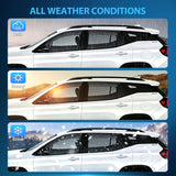 Nilight in-Channel Rain Guards for GMC Terrain 2018-2024, 4PCS | Window Deflectors Window Visors for Fresh Air Circulation, GMC Terrain 2018 2019 2020 2021 2022 2023 2024, Smoke Tinted, view 6