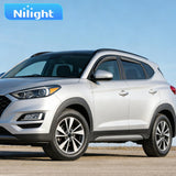 Nilight in-Channel Rain Guards for Hyundai Tucson 2016 2017 2018 2019 2020 2021, Smoke Tinted Window Visor Vent Shield Shade, Fresh Air Ventilation & Rain Protection, 4PCS, view 6