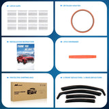 Nilight in-Channel Rain Guards for Kia Forte 2019 2020 2021 2022 2023 2024 2025, Vent Window Visors, Original Window Deflectors-4PCS, view 6