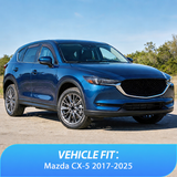 Nilight in-Channel Rain Guards Compatible with Mazda CX-5 2017-2025, Light Smoky Blue Vent Visors, Durable Window Deflectors for Fresh Air Circulation, 4PCS, view 4