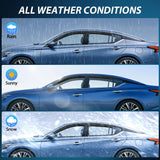 Nilight in-Channel Rain Guards for Nissan Altima 2019-2026, Smoke Tinted Rain Guards Vent Visors Window Deflector, Reduce Wind Noise for Comfortable Driving, 4PCS, view 2