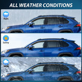 Nilight in-Channel Rain Guards for Toyota RAV4 2019 2020 2021 2022 2023 2024 2025, Smoke Tinted Side Window Visor Deflectors Vent Shades, Rain Protection & Wind Noise Reduction, 4PCS, view 2