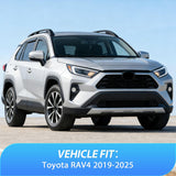 Nilight in-Channel Rain Guards for Toyota RAV4 2019 2020 2021 2022 2023 2024 2025, Smoke Tinted Side Window Visor Deflectors Vent Shades, Rain Protection & Wind Noise Reduction, 4PCS, view 4