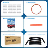 Nilight in Channel Window Deflectors for Chevrolet (Chevy) Trax 2014 2015 2016 2017 2018 2019 2020 2021 2022, Buick Encore 2013-2022 Window Rain Guards, Keep Rain Out & Reduce Wind Noise-4PCS, view 6
