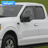Nilight In-Channel Window Deflectors for Ford F150 Super Cab 2021–2026 & Ford Super Duty Super Cab 2023–2026, Reduce Wind Noise, Rain Guards for Daily Driving, Towing & Work Trucks, Smoke Tinted, 4PCS, view 6