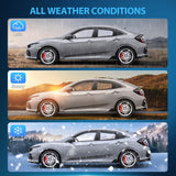 Nilight in-Channel Window Deflectors for Honda Civic Hatchback 2016 2017 2018 2019 2020 2021, Inside Mount Rain Guards, Low Profile Wind Deflectors for Cars, Smoke Tinted, 4PCS, view 2