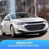 Nilight in Channel Window Visors for Chevrolet (Chevy) Malibu 2016-2024 2025 Side Window Deflectors Rain Guards, Smoke Tint, Reduce Wind Noise, Car Wash Safe, 4PCS, view 5