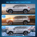 Nilight in-Channel Window Visors for Honda Pilot 2016 2017 2018 2019 2020 2021 2022, Side Window Deflectors Rain Guards for Cars, Sleek Low Profile Design, Smoke Tinted, 4PCS, view 2