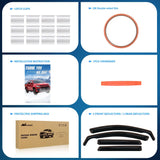 Nilight in-Channel Window Visors for Hyundai Tucson 2022-2026 Short Rear Window Version Only, Not for US/Canada Long-Wheelbase Models, Smoke Vent Deflectors, 4PCS, view 6