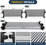 Nilight Intercooler Compatible with Buick Verano 2013-2016 for Chevrolet Cruze 2011 2012 2013 2014 2015 L4 1.4L, Aluminum Turbo Intercooler Charge Air Inter Cooler Replace 13311080, 13330387, 1302148, view 5