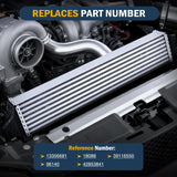 Nilight Intercooler Compatible with Chevrolet Cruze 2016 2017 2018 2019 Sedan/Hatchback 4-Door 1.4L L4 Aluminum Turbo Intercooler Charge Air Inter Cooler Replace 13356681,39116550,18088,96140,42853841, view 3