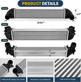 Nilight Intercooler Compatible with Chevrolet Cruze 2016 2017 2018 2019 Sedan/Hatchback 4-Door 1.4L L4 Aluminum Turbo Intercooler Charge Air Inter Cooler Replace 13356681,39116550,18088,96140,42853841, view 5