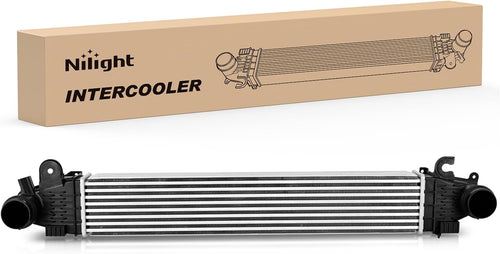 Nilight Intercooler Compatible with Chevrolet Equinox GMC Terrain 2018 2019 2020 2021 2022 1.5L Turbocharged, Aluminum Turbo Intercooler Charge Air Inter Cooler Replace# 18103, 84454110, GM3012116