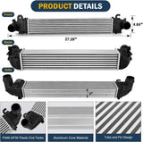 Nilight Intercooler Compatible with Chevrolet Equinox GMC Terrain 2018 2019 2020 2021 2022 1.5L Turbocharged, Aluminum Turbo Intercooler Charge Air Inter Cooler Replace# 18103, 84454110, GM3012116, view 5