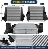 Nilight Intercooler Compatible with Ford F-150 2013 2014 Expedition 2015-2017 Lincoln Navigator 2015-2017 3.5L Aluminum Turbo Intercooler Charged Air Inter Cooler Replace 18014, DL3Z6K775B, FO3012106, view 5