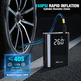 Nilight Jump Starter with Air Compressor 3500A 150PSI Portable Car Battery Booster 9.0 Gas & 8.0L Diesel with Auto-Shutoff Digital Tire Inflator 12V Battery Power Supply w/Large LCD Display, view 4