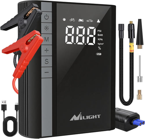 Nilight Jump Starter with Air Compressor 3500A 150PSI