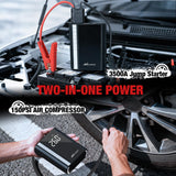 Nilight Jump Starter with Air Compressor 3500A 150PSI, view 2