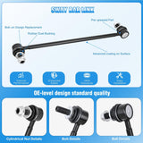 Nilight K750043 Front Stabilizer Sway Bar Links for Toyota RAV4 2006-2018 | for 2006 2007 2008 2009 2010 2011 2012 2013 2014 2015 2016 2017 2018 RAV4 2011-2021 Lexus Driver and Passenger Side, view 4