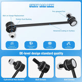 Nilight K750094 K750095 Front Sway Bar Links for Nissan Altima 2007-2021 | for 2007 2008 2009 2010 2011 2012 2013 2014 2015 2016 2017 2018 2019 2020 2021 Altima Driver and Passenger Side Link Kit, view 4