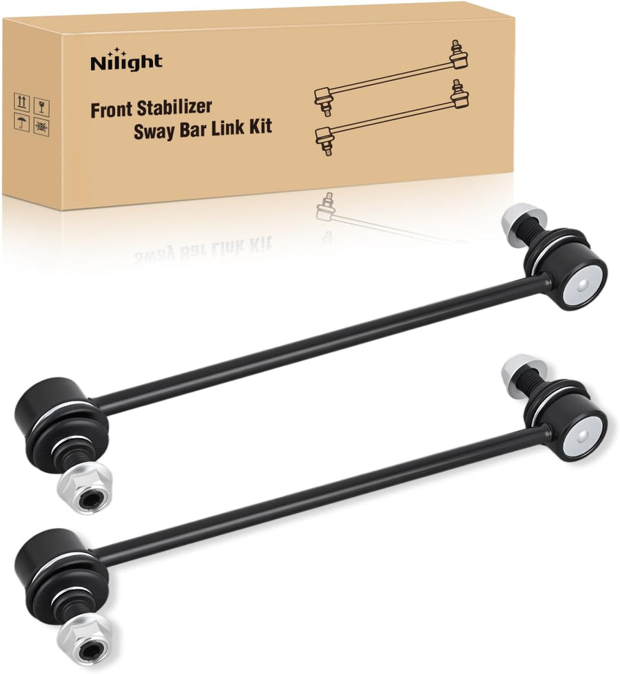 Nilight K750124 Front Stabilizer Sway Bar Links for Acura MDX 2006-2013 | for 2006 2007 2008 2009 2010 2011 2012 2013 MDX 2010-2013 Acura ZDX 2006-2015 Honda Pilot Driver and Passenger Side Link Kit