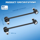 Nilight K750124 Front Stabilizer Sway Bar Links for Acura MDX 2006-2013 | for 2006 2007 2008 2009 2010 2011 2012 2013 MDX 2010-2013 Acura ZDX 2006-2015 Honda Pilot Driver and Passenger Side Link Kit, view 2