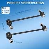 Nilight K750616 K750617 Front Sway Bar Links for Ford Explorer 2011-2018 | for 2011 2012 2013 2014 2015 2016 2017 2018 Explorer 2013-2018 Police Interceptor Utility Driver and Passenger Side Link Kit, view 2