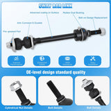 Nilight K80894 Front Stabilizer Sway Bar Links for Ram 1500 2006-2018 | for 2006-2018 Ram 1500 2019 2020 2021 2022 2023 2024 Ram 1500 Classic Driver and Passenger Side Link Kit, view 4