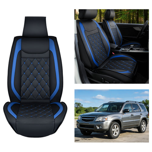 Nilight Kia Civic Corolla Hyundai Honda Camry CRV RAV4 Fusion Front Seat Covers Black-Blue