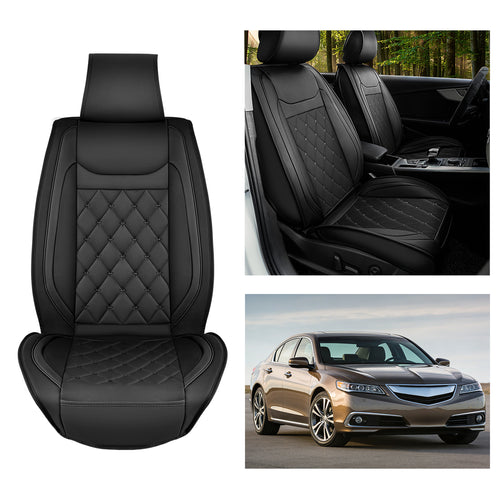 Nilight Kia Civic Corolla Hyundai Honda Camry CRV RAV4 Fusion Front Seat Covers Black