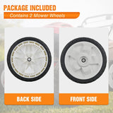 Nilight Lawn Mower Drive Wheels Replacement 8 Inch 119-0311, Stens 205-360 Assembly, Toro Lawnmower Front Wheels Compatible with 20001 20330 20331 20339 20350 and More, 2-Pack, view 5