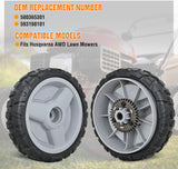 Nilight Lawn Mower Drive Wheels Replacement 8 Inch 580365301 593198101 Assembly, Lawnmower Wheels Compatible with Husqvarna HU700 HU800 HU625 HU775, Craftsman GCV-160 and More, 2-Pack, view 3