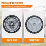 Nilight Lawn Mower Drive Wheels Replacement 8 Inch 580365301 593198101 Assembly, Lawnmower Wheels Compatible with Husqvarna HU700 HU800 HU625 HU775, Craftsman GCV-160 and More, 2-Pack, view 5