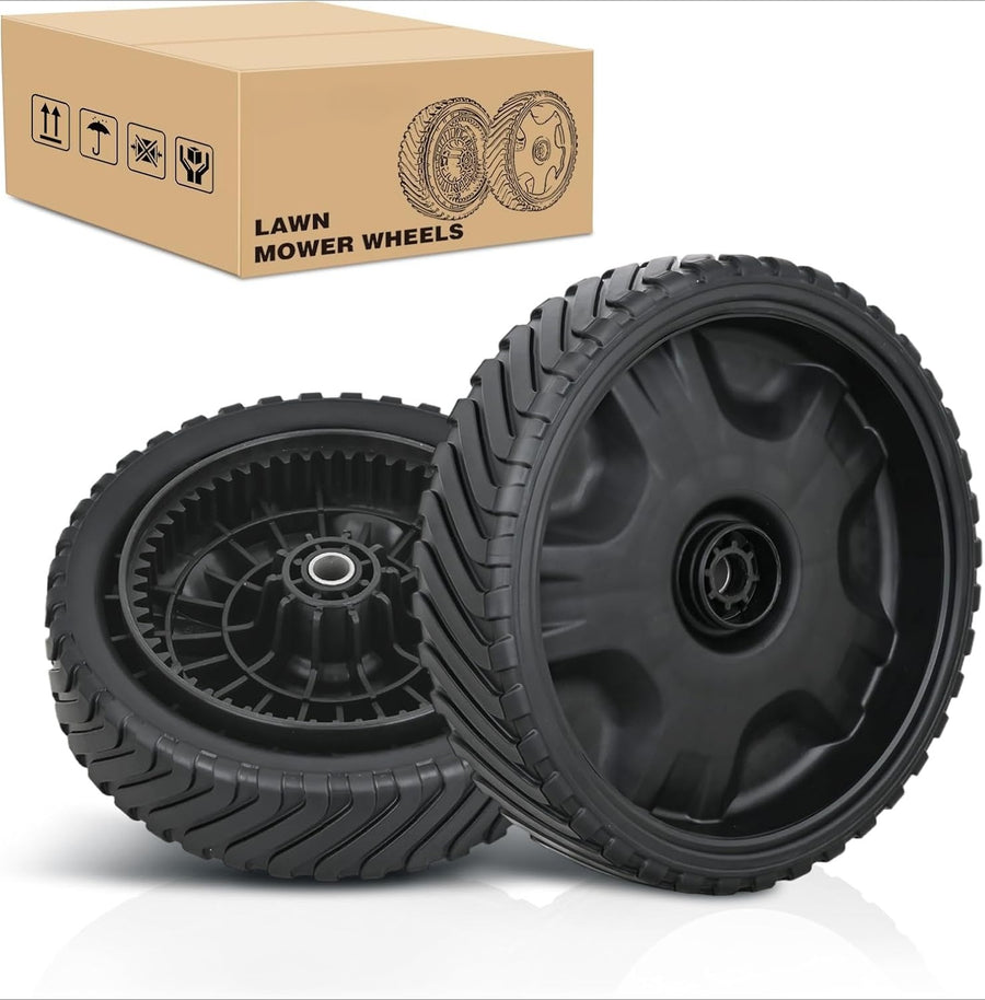 Nilight Lawn Mower Drive Wheels Replacement 8 Inch 634-05039 Assembly, Lawnmower Wheels Compatible with Troy-Bilt, Craftsman, TB200 TB210 TB220 TB230 TB270ES TB280ES, 2-Pack