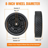 Nilight Lawn Mower Drive Wheels Replacement 8 Inch 634-05039 Assembly, Lawnmower Wheels Compatible with Troy-Bilt, Craftsman, TB200 TB210 TB220 TB230 TB270ES TB280ES, 2-Pack, view 2