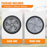 Nilight Lawn Mower Drive Wheels Replacement 8 Inch 734-04581 634-0190A Assembly, Lawnmower Front Wheels Compatible with Craftsman, Yard Machines, Husky, MTD RM210 RM220, Troy-Bilt and More, 2-Pack, view 5