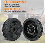 Nilight Lawn Mower Wheels Replacement 8 Inch, 2 Rear 42710-VR8-N00ZA and 2 Front 44710-VR8-N00ZA, Honda Lawnmower Wheels Compatible with HRN216 Series for Self-Propelled Walk-Behind, 4-Pack, view 3