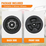 Nilight Lawn Mower Wheels Replacement 8 Inch 42710-VR8-N00ZA Assembly, Honda Lawnmower Rear Wheels Compatible with HRN216 Series for Self-Propelled Walk-Behind, 2-Pack, view 5