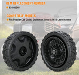 Nilight Lawn Mower Wheels Replacement 8 Inch 634-05040 Assembly, Lawnmower Wheels Compatible with MTD, Cub Cadet, Craftsman M210 M215 M230 M250 M270 M275 Walk-Behind Mower, 2-Pack, view 3