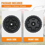 Nilight Lawn Mower Wheels Replacement 8 Inch 634-05040 Assembly, Lawnmower Wheels Compatible with MTD, Cub Cadet, Craftsman M210 M215 M230 M250 M270 M275 Walk-Behind Mower, 2-Pack, view 5