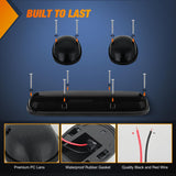 Nilight LED Cab Marker Lights 3 PCS Roof Running Light LED Smoke Lens Amber Cab Clearance Light Compatible with 2002-2007 Chevy Silverado GMC Sierra 1500 1500HD 2500 2500HD 3500, view 5
