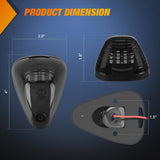 Nilight LED Cab Marker Lights 5 PCS 16 LED Smoke Lens Amber Clearance Roof Running Light Compatible with 1999-2016 Ford E150 E250 E350 E450 E550 F150 F250 F350 F450 F550 Super duty, view 2