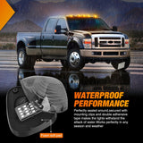 Nilight LED Cab Marker Lights 5 PCS 16 LED Smoke Lens Amber Clearance Roof Running Light Compatible with 1999-2016 Ford E150 E250 E350 E450 E550 F150 F250 F350 F450 F550 Super duty, view 5